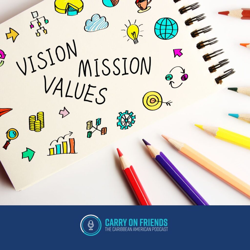 Carry On Friends Purpose Vision Mission Core Values